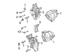 Chevy Alternator Bracket Diagram - 98023014