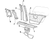 1989 Pontiac Bonneville Door Armrest Diagram - 20691903