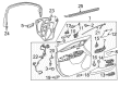 Cadillac XT5 Door Handle Diagram - 84930290