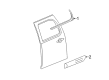 2008 Chevy Silverado 1500 Door Moldings Diagram - 22760309
