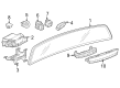 Cadillac Hazard Warning Switch Diagram - 84945232