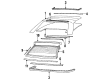 1993 Cadillac Allante Weather Strip Diagram - 17997079