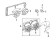 Oldsmobile Cutlass A/C Condenser Fan Diagram - 12362564