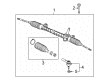 Saturn Rack And Pinion Diagram - 25956924
