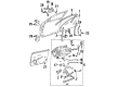 Chevy Malibu Door Lock Diagram - 12537471