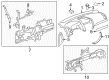 Chevy Captiva Sport Dash Panel Vent Portion Covers Diagram - 20890852