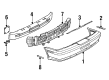 Saturn Bumper Diagram - 21075556