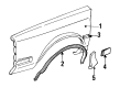 1995 Oldsmobile Cutlass Ciera Door Moldings Diagram - 22512386