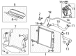 Cadillac CTS Radiator Hose Diagram - 84016172