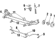 Cadillac Cimarron Brake Backing Plate Diagram - 18010031