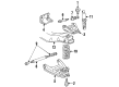Chevy G20 Control Arm Bracket Diagram - 14051220