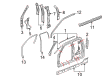 2012 GMC Canyon Door Seal Diagram - 19210207