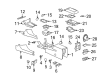 Saturn Center Console Base Diagram - 25940184