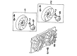 1999 Oldsmobile Intrigue Water Pump Gasket Diagram - 12553363