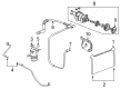 Cadillac A/C Accumulator Diagram - 19169380