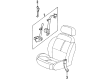 1996 Saturn SC2 Seat Belt Diagram - 21039802