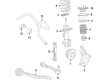 Cadillac Ride Height Sensor Diagram - 23126646