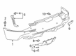 Chevy Blazer Bumper Diagram - 85642964