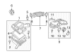 Chevy Crankcase Breather Hose Diagram - 15123628