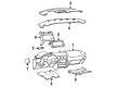 Pontiac Firebird Dash Panel Vent Portion Covers Diagram - 10274437