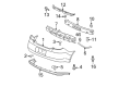 Pontiac G6 Bumper Diagram - 22712777
