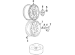 2002 Oldsmobile Intrigue Spare Wheel Diagram - 9593498