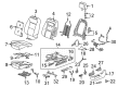 2022 GMC Yukon XL Seat Cushion Pad Diagram - 85133510