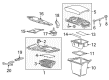 Buick Cup Holder Diagram - 84683863