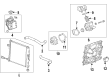 Cadillac CTS A/C Condenser Fan Diagram - 84790788