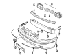 Oldsmobile Cutlass Bumper Diagram - 12463113
