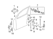Chevy Equinox Door Striker Diagram - 20801140