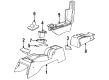 Saturn Center Console Base Diagram - 21041732