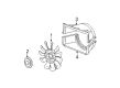 2009 GMC Savana 1500 Fan Shroud Diagram - 15751219