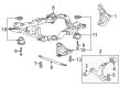 Saturn Crossmember Bushing Diagram - 25866474