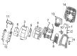 2022 Cadillac Escalade ESV Seat Cushion Pad Diagram - 85133517