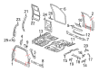 2005 Chevy Silverado 2500 HD Floor Pan Diagram - 25910526