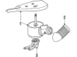 Cadillac Cimarron Air Filter Box Diagram - 25095621