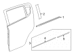 2022 Chevy Spark Door Moldings Diagram - 95421590