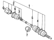 Chevy Metro CV Boot Diagram - 91173025