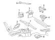 Chevy Front Cross-Member Diagram - 15148804