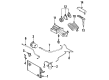 Saturn SW2 A/C Compressor Cut-Out Switches Diagram - 21030824