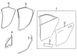 2020 Cadillac CT5 Door Seal Diagram - 84028331