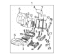 2005 Chevy Silverado 2500 HD Seat Cushion Pad Diagram - 19330726