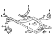 Saturn Engine Mount Bracket Diagram - 21010840