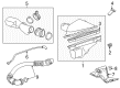 Cadillac PCV Valve Hose Diagram - 12630867