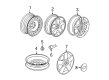 2005 Chevy Malibu Spare Wheel Diagram - 9594785