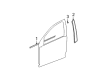 2005 Saturn Ion Door Seal Diagram - 15235723
