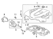 Cadillac CT6 Emblem Diagram - 12669293