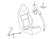 2007 Pontiac Solstice Seat Belt Diagram - 19177320