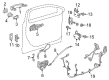 Buick Encore GX Door Handle Diagram - 13509606